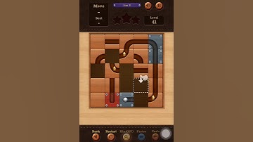 Roll the Ball slide puzzle Star D Pack Level 41 Solution