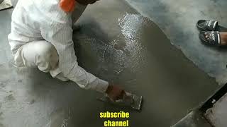 Cement Creamy polishing floor amazing workers fastest hands made in india workers #BUILDING #CEMENT