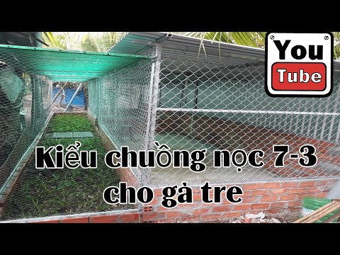 [Chăn nuôi] Kiểu chuồng nọc 7-3 cho gà tre. Chúc anh em đam mê chăn nuôi thành công. | Foci