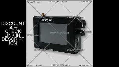1.10D 50K-2Ghz Malachite Radio Update Software Malahit DSP SDR Receiver/3.5 "Lcd/Battery/Speaker/Met