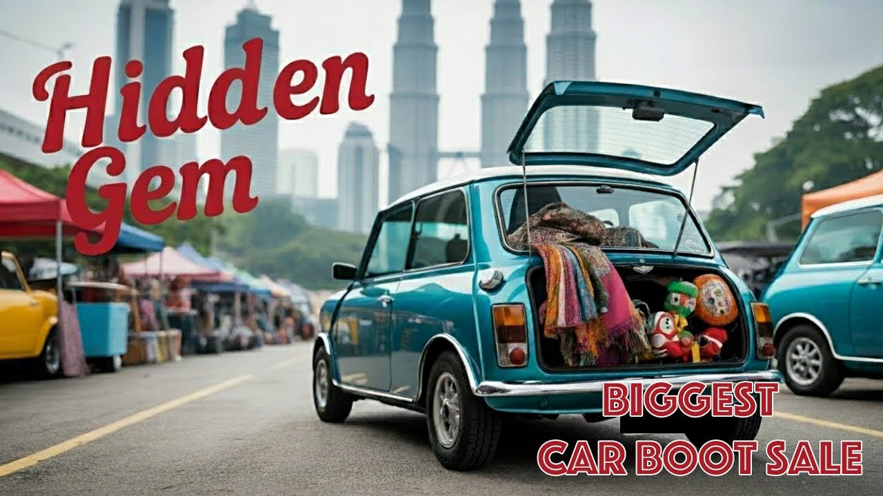Inside Biggest Car Boot Sale in Kuala Lumpur | Klang Valley Thrifting Flea Market | Preloved gems