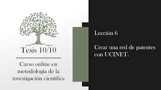 Grafica redes de patentes / bibliográficas (UCINET) - Tesis 10/10