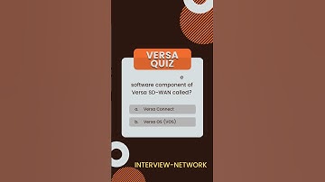 Versa Sdwan Question Answer  | Versa OS #short #cisco #networkengineer #shortsfeed