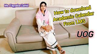 How to download Academic Calendar from LMS || University of Gujarat Academic Calendar Online ||