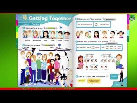 Everybody Up 3 Unit 4 Getting Together Lesson 1 Family