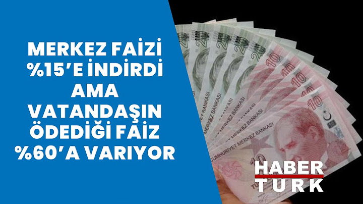 Merkez faizi % 15'e indirdi ama vatandaşın ödediği faiz % 60'a varıyor