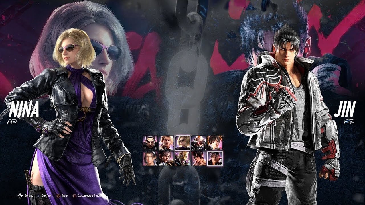 Nice Tekken 8 character select screen mockup created by fan with