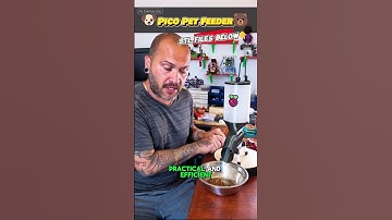 Pet feeder 3D printed @raspberrypi pico @Polymaker filaments #ai #stem #3dprinting #iot #maker