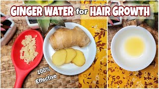 Ginger Water for Hair Growth || Regrow Hair with Ginger Juice