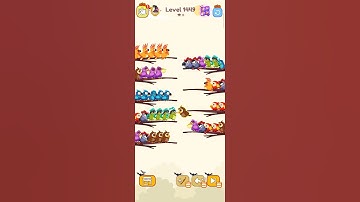Bird sort color game level 1449 #games #leveldesign #playgaming #colorgame #gameplay #colorconcept