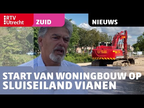 Start van woningbouw op Sluiseiland Vianen  [RTV Utrecht]