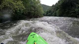 Ocoee - Challenge Move:  Eddy at Flipper.  Best line