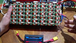 видео: ТЕСТ АККУМУЛЯТОРА 14S-6P НА ЁМКОСТЬ. картинка: ТЕСТ АККУМУЛЯТОРА 14S-6P НА ЁМКОСТЬ.