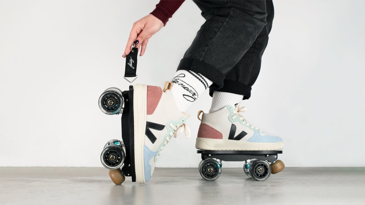 Roller skates Veja V-15 - White Natural | FLANEURZ