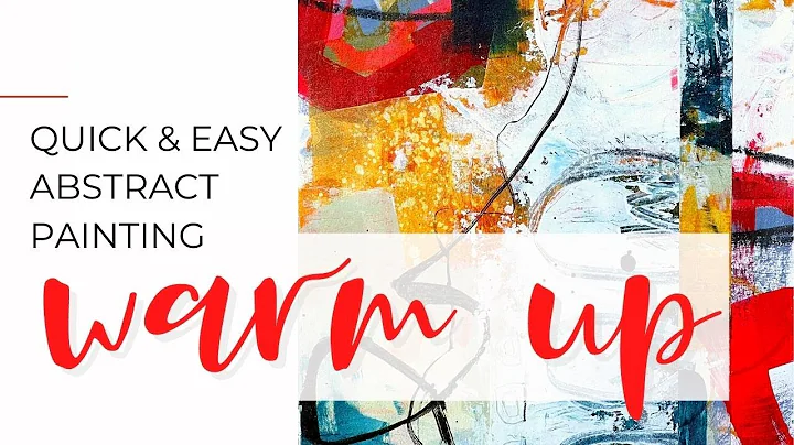 Quick & Easy Abstract Painting Warm Up Exercise / ...