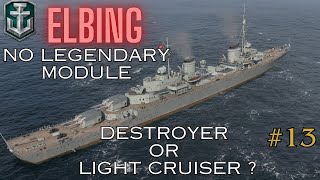 Elbing - best German light cruiser in World of Warships 2024