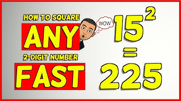 How to square any 2 digit number FAST (what your teacher didn