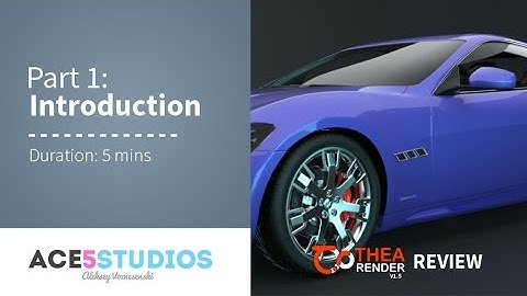 Thea Cinema 4d 1.5 part 1 - intro