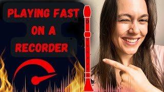 How to play FAST on the recorder / Learning the double tongue in 4 steps