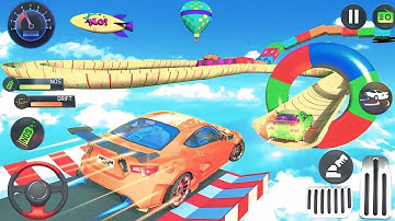 GT Impossible Sport Car Mega Ramp Driving - Stunt Master Car Racing Simulator - Android Gameplay #3