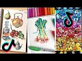 ART SKETCHBOOK 📖 TIKTOK compilation [NO OUTROS] | Read desc #56