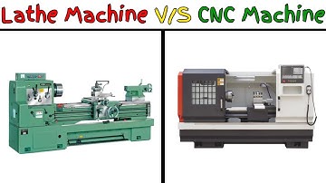 Lathe ( conventional ) Machine V/S CNC (Computer numerical control) Machine | MECH ENGG | #machine