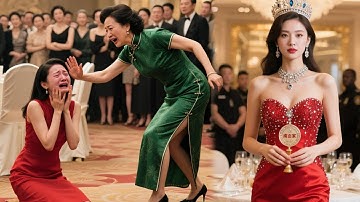 一口氣看完！《寵愛養女，我逆風翻盤》母親寵愛養女，當眾扇她100個巴掌，讓她滾出宴席，沒想到她現在是南家掌權人，全家跪著求她！  #逆袭 #复仇 #drama