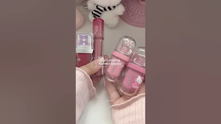 Customised my lippies #kbeauty #koreanmakeup #trend #shorts #customized #pinkmakeup #romand #amuse
