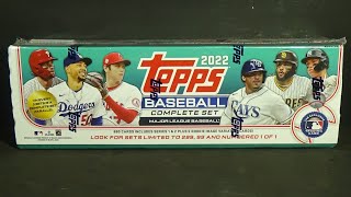 2022 Topps Baseball Complete Set Box Break!