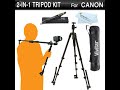 Vivitar 2-In-1 Tripod and Shoulder Stabilizer Kit For Canon Powershot G1 X, G16, G15, SX50...
