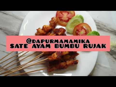 Resep Sate Ayam Bumbu Rujak