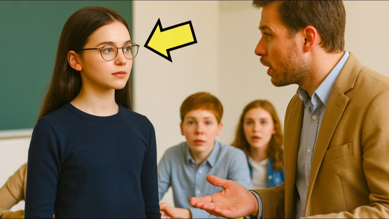 فتاة فقيرة عبقرية واجهت الأستاذ الذي حاول إذلالها… وأسكتت المدرسة بأكملها