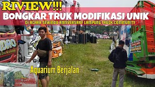 RIVIEW ‼️ BONGKAR SEMUA TRUK MODIFIKASI DI ACARA SEWINDU LAMPUNG TRUCK COMMUNITY