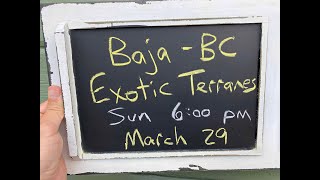 Nick From Home Livestream - Baja Bc Exotic Terranes
