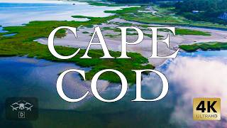 Flying Over Cape Cod Beaches — Peaceful 4K Drone Film