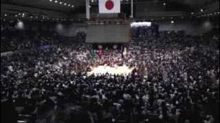 Harumafuji vs Goeido: Osaka Sumo Tournament March 20, 2013