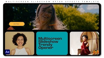Multiscreen Slideshow - After Effects Template | Free Download | Pik Free Templates