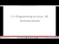 C++ Programming on Linux - Linux exec System call