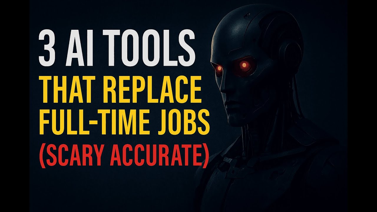 3 AI Tools That Replace Full-Time Jobs (Scary Accurate) 