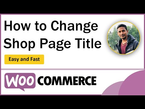 How to Change Shop Page Title in WooCommerce 💻 Replace Shop Page Title