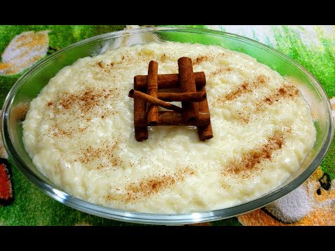 Arroz doce cremoso com leite de coco e leite condensado