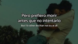 Lost Stars - I'd Rather Die (Caroline Romano) | Letra español e inglés, lyrics 