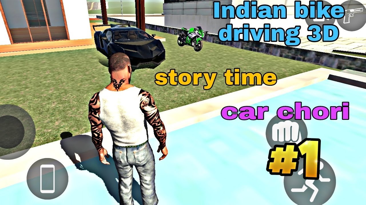 Indian bike driving 3D story time video PT 1 . - YouTube