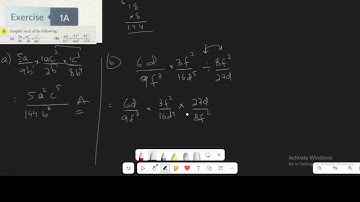 Exercise 1A Q6 (a) and (b) 8th Edition Chapter 1 Algebraic Fractions and Formulae ||Book 3||