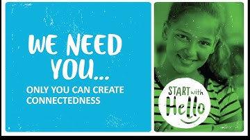 Understanding Start With Hello Week