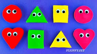Play-Doh Shapes Surprise Egg Toys Cookie Monster Cars 2 Disney Princess Minecraft Thomas Tank