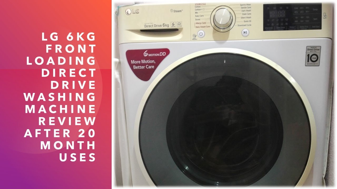 LG 6KG Front Load Review After 20 Months Uses in Hinglish YouTube