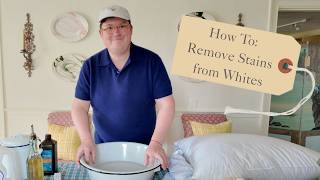 How to: Remove Stains from White Clothing, Sheets, and Cashmere