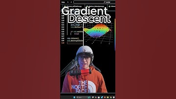 Gradient descent. #python #machinelearning #gradientdescent