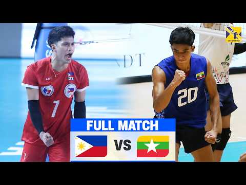 🔴 PHILIPPINES vs. MYANMAR | Jude Garcia vs. Aung Myo Kyaw - Southeast Asia Volleyball